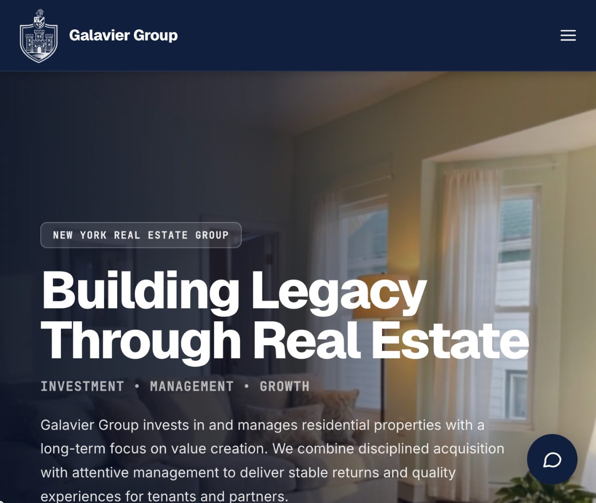 Galavier Group home page